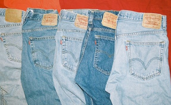 levi strauss blue jeans